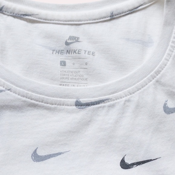 Nike Athletic Cut All Over Swoosh Cropped Tank - Picture 7 of 7